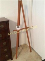 wooden easel (70" tall)