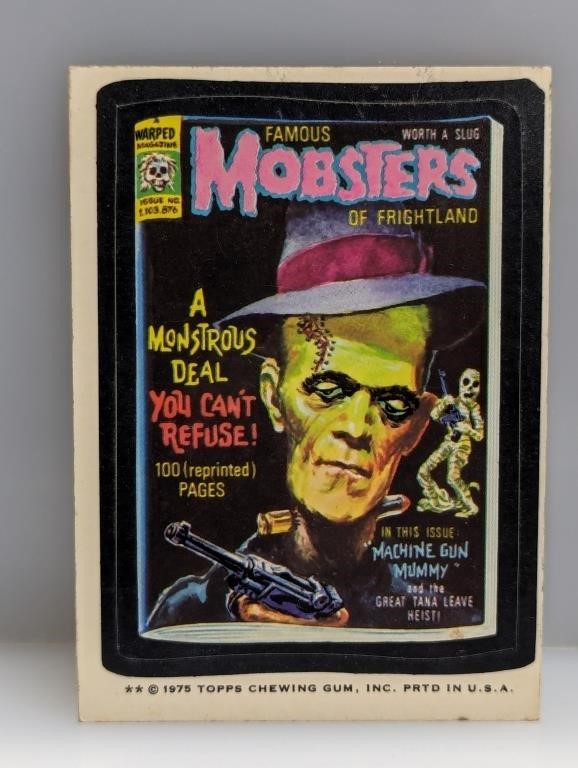 1975 Topps Wacky Packages Mobsters