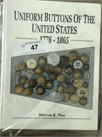 Uniform Buttons of the United States 1776-1865
