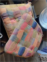 Unique Chair cushions  (back house)