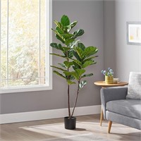 Christopher Knight Faux Fiddle Leaf Fig Tree 5'
