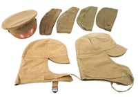 WWI US ARMY HEADGEAR LOT OF 7