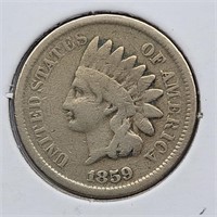 1859 INDIAN HEAD PENNY FIRST YEAR