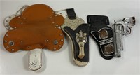 Vintage Holster Gun & Saddle Toys