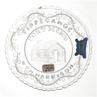 LEE/ROSE NO. 597-X CUP PLATE, colorless, embossed