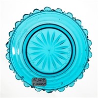LEE/ROSE NO. 509 CUP PLATE, peacock blue, 22