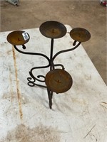 Heavy metal candleholder