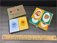 2 packs of vintage playing cards