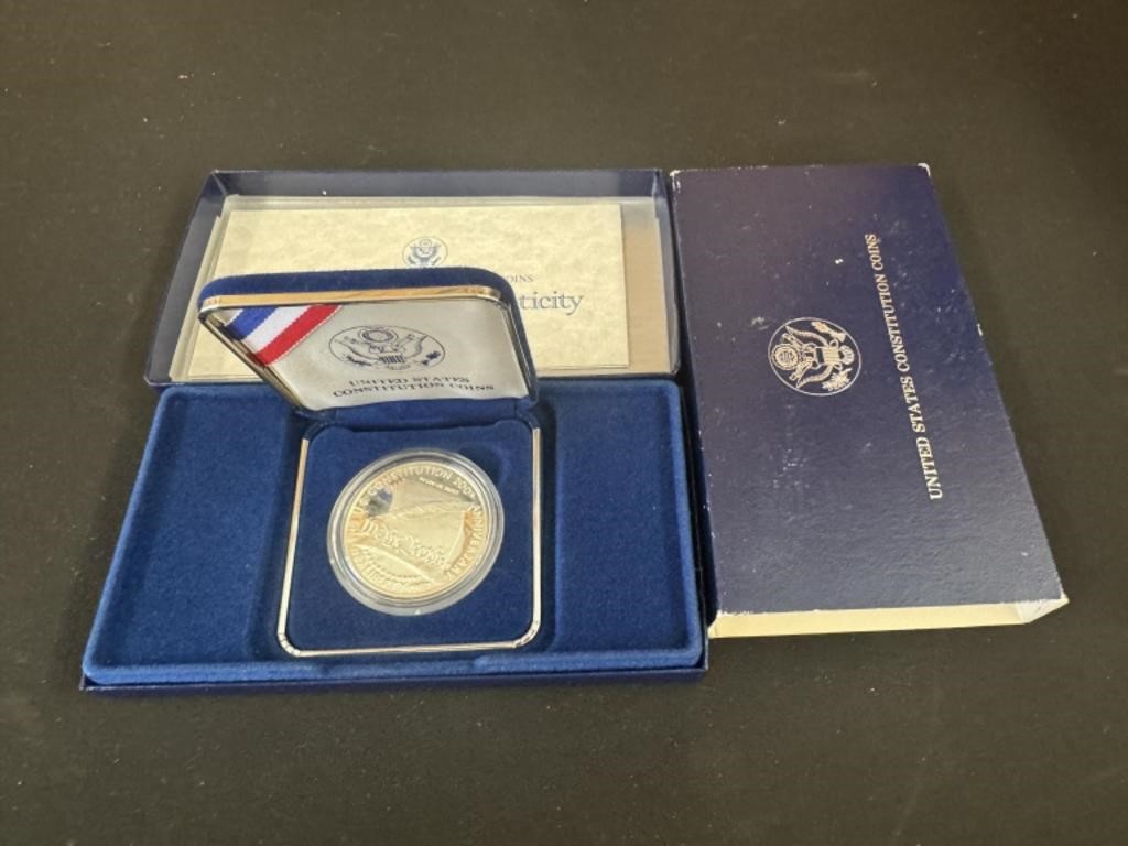 Silver United States Constitution Coin