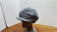 Knitted Gray Garment Cap