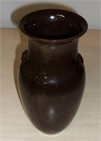 1981 Jugtown Brown Chinese Style Vase