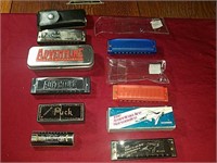 Collection of Horner and other harmonicas