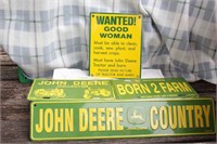 John Deere signs