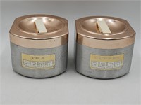 Mid-Century Canister Tins Copper