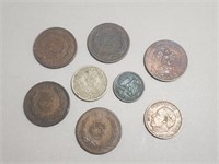 Old Mexico Centavos Coins- 5/ 10 & 1 Centavos