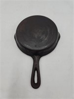 Vtg Cast Iron 6-1/2" Skillet X & No. 3