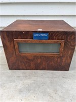 Accutron Homemade wooden box