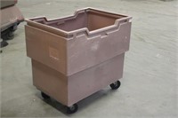 Rolling Poly Cart Approx 35"x24"x34