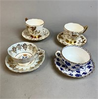 COALPORT, SPODE, PARAGON TEA CUPS & SAUCERS