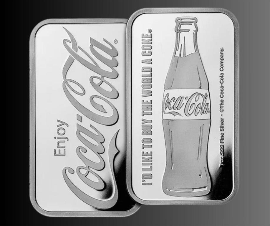 1oz - Coca-Cola Silver Bar