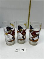 3 1977 Captain Crook McDonald's Glasses