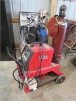 Lincoln Arc Welder SP100 110v WIre Feed, Cart