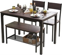 soges 43.3in 4 Person Dining Table Set, Kitchen