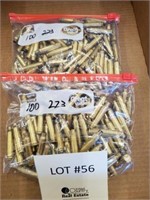 223 Brass Approx. 200 Rounds