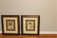 Set of 2 Palmetto Prints