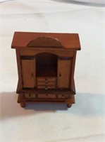 Doll house furniture armoire