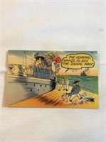 Postmark 1944 the admiral wants to see the single