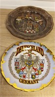 2 Decorative Plates Made in Germany