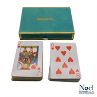 Tiffany & Co. Double Deck Playing Cards In Velvet