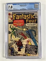 Marvel Graded 7.0 Fantastic Four No.20 1963 1st MM