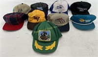(9) Vintage Hats, Gold Rush, Bass Pro, LV, & More
