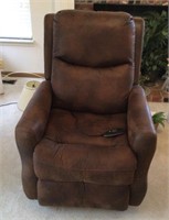 Microsuede lift chair