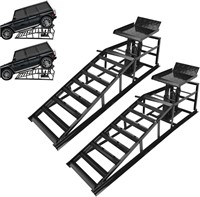 2 Pack Hydraulic Car Ramps Lifts 5T 10000lbs