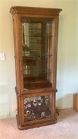Gorgeous Curio Cabinet (contents not included)
