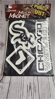 12 PUNCH OUT MAGNETS CHICAGO WHITE SOX 6X7" NEW