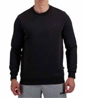 Puma Men's SM Crewneck Sweatshirt, Black