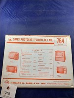 Vintage Sams Photofact Folder No 764 TVs