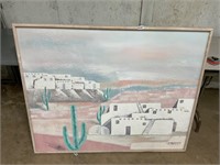 J Anderson Painted Mesa Canvas Picture