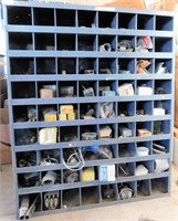 Plumber's Van Metal Parts Cabinet & Contents