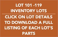 Click on Inventory Lots for Important Details