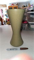 Vintage McCoy Floraline 400 Avocado Green Vase
