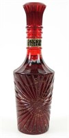 1974 Beam's Choice Red Glass Decanter