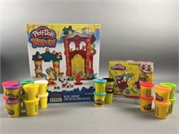 2 Play-Doh Sets Firehouse & Spiderman & More