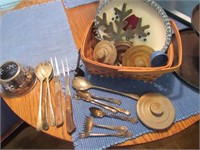 all plated items,lids & basket