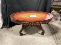 Vintage Oval Side Table 33"x21"x16"