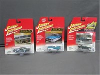 Johnny Lighting Classic Cars - Tri Chevy Diecast